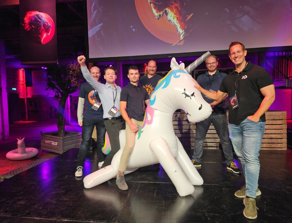 With the team for iO